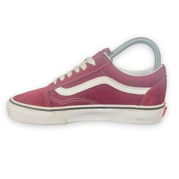 Vans Old Skool Suede / Canvas Burgundy / White Women's 6.5 - Picture 6 of 13